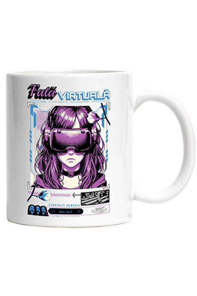 StoryGift Romania Cana Fata Virtuala Stil Anime Ochelari Vr Jocuri Video, 330...