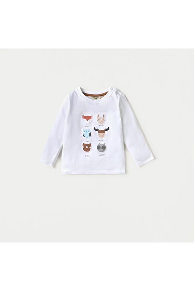 Juniors 3-Piece Printed Long Sleeves T-shirts and Joggers Set