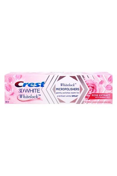 CREST 3D White Whitelock Micropolishers Rose Extract With Mineral Salt Toothpaste 88 ml