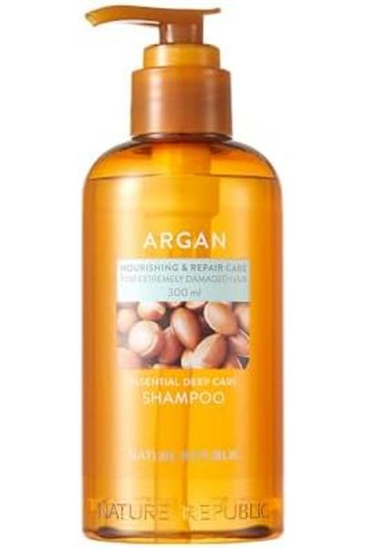 Nature Republic Argan Essential Deep Care Shampoo 300ml for Damaged Hair