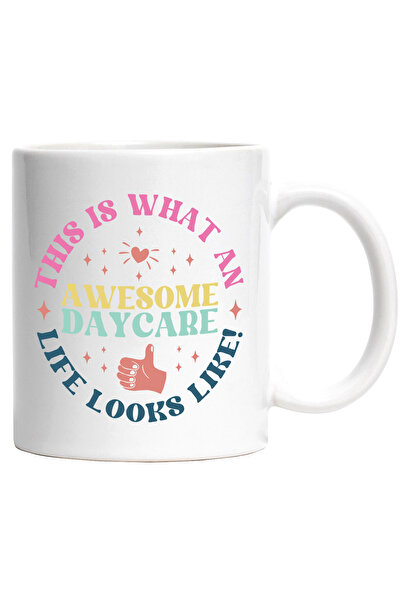 StoryGift Romania Cana cu mesajul "Asa arata viata unei ingrijitoare minunate...