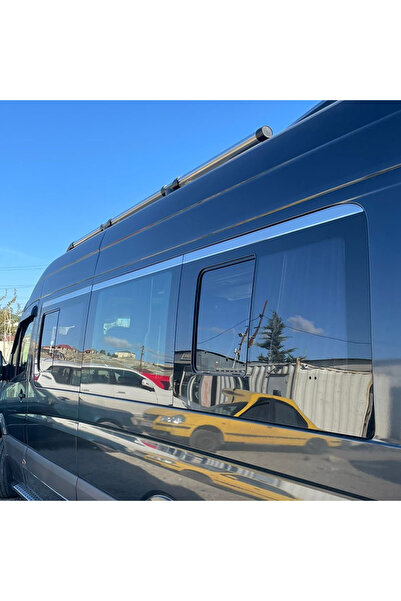 MYTUNİNG Mercedes Sprinter W906 Krom Cam Üst Çıtası 2006-2017 Arası P.Çelik 8...