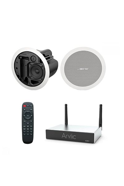 Bose Bose FS2C ceiling sound system with A30+ wi-fi and bluetooth amplifier
