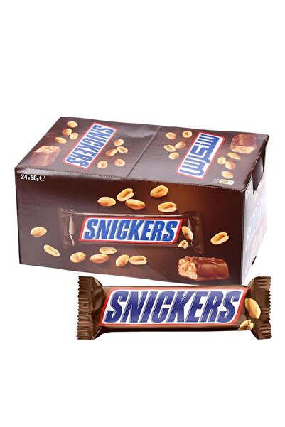 Snickers Çikolata Bar 50 g x 24 Adet