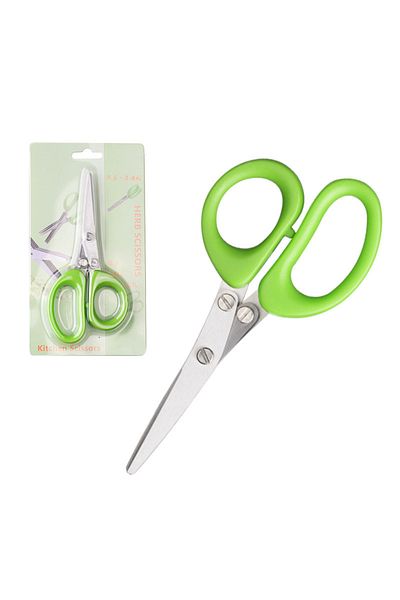 Choice 5-layers Muti-layers Kitchen Scissors Stainless Steel Vegetable Cutter Scallion Herb Laver Spices Co