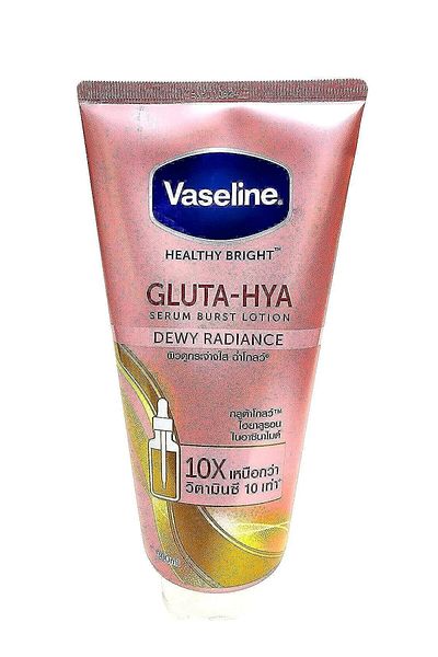 Vaseline Healthy Bright Gluta-Hya Serum Burst Lotion Dewy Radiance, 330 ml, Pack Of 1