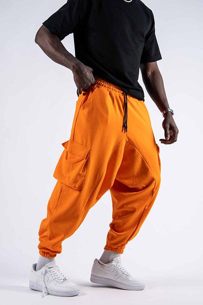SUPERBLUE Unisex Cargo Pocket Shalwar Sweatpants