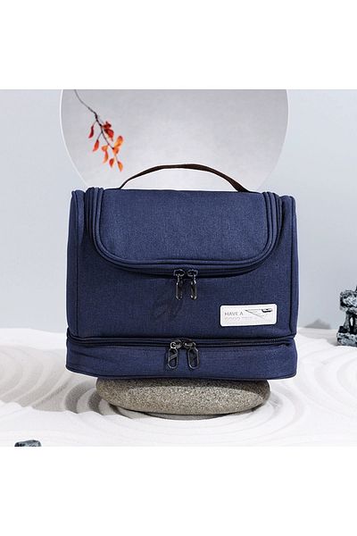 TECOS Geanta Textila De Voiaj Unisex Pentru Transport Articole Cosmetice,®, Dimensiuni 25* 11* 20 Cm