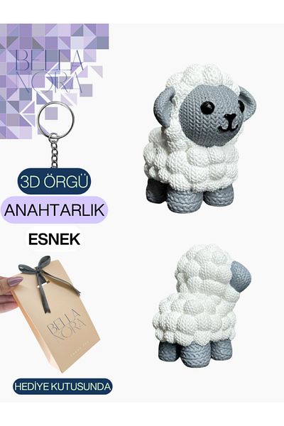 Bellanora Breloc tricotat Cele mai iubite animații Animaturs Animale Eroii Amigurumi în cutie cadou personalizată