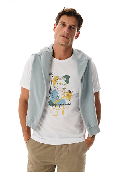 Mudo Mythological Printed Crew Neck T-Shirt