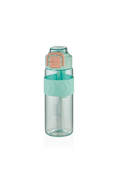 Shotay St-7235 800ml Turkuaz Pipetli Tritan Matara