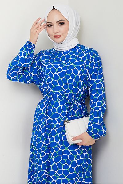 Bestenur Φόρεμα Lessa Woven Viscose 1475 - Indigo