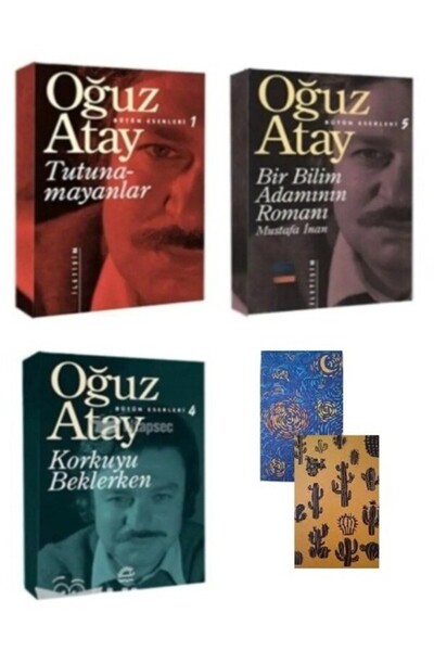 İletişim Yayınları Oğuz Atay Set Tutunamayanlar + Bir Bilim Adamının Romanı +...