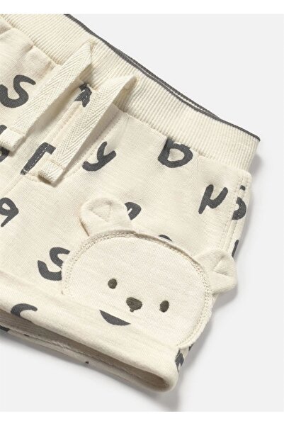 MAYORAL Baby Shorts Teddy Bear Cream 1210