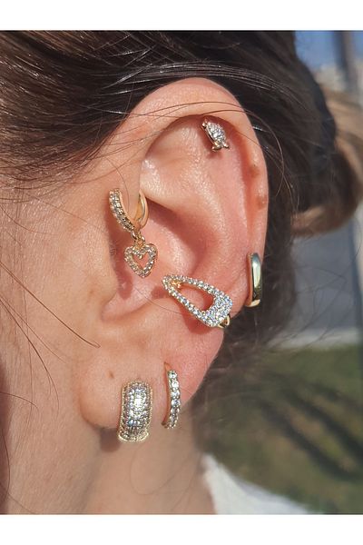 kurukafagift Compression Earcuff Cartilage Single Earring