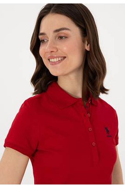 U.S. Polo Assn. U.S. Polo Assn. Gtp-Iy025 Red Women's T-Shirt 2075027