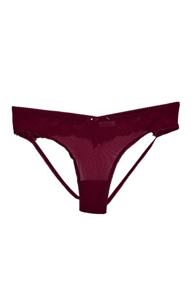 Zena Women's Front Laced Beaded Elastic Fancy Panties 7023 Bgl-St04366