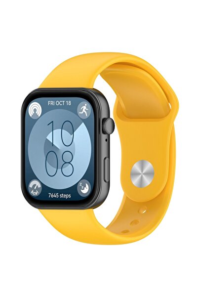 redmud teknoloji Huawei Watch Fit 4 Pro / Fit 4 / Fit 3 Ile Uyumlu Soft Spor Klasik Terletmeyen Silikon Kayış Kordon