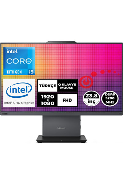 LENOVO ThinkCentre Neo 50A G5 i5-13420H 16GB 512GB SSD 23.8" FHD Freedos All In One Pc 12SC000QTR