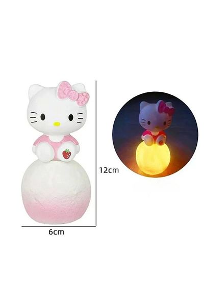 Choice Hello Kitty Sanrio Hello Kitty Night Light Luminous Children's Toy Bedside Lamp Anime Cartoon Kuromi