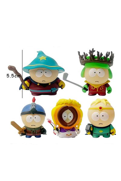 Choice B 5pcs/lot Pvc Southern Park Action Figure Toys Popular Model Creative Austral Park Toys For Childr.