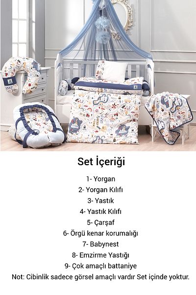 Wellgro 9 Piece Welcome Baby Set, Adventure
