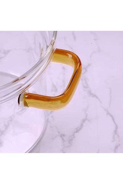 YDGR Modern Minimalist Glass Pot - Heat Resistant 1 Piece