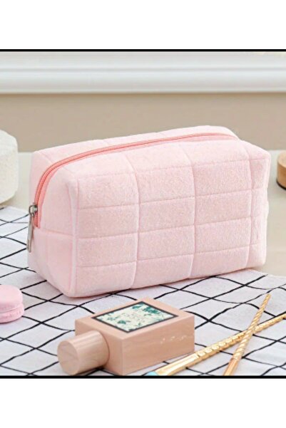 EMKSHOP Makyaj Çantası Seyahat Organizatörü Kadife Kalem Kutusu