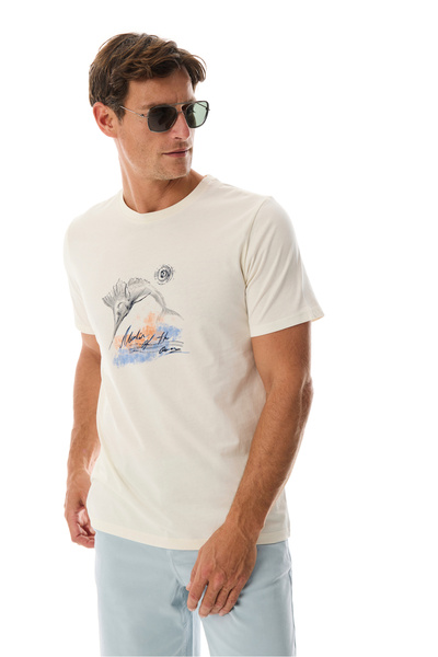 Mudo PRINTED CREW NECK T-SHIRT