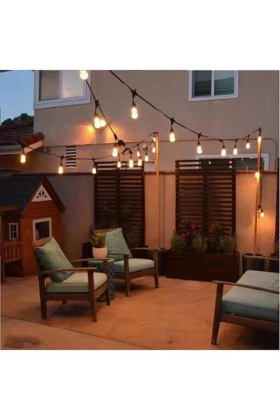 Naimeed Company Ghirlandă luminoasă decorativă, interconectabilă, Naimeed D6081, 5m, 10 becuri LED, lumină albă rece