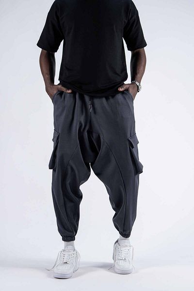 SUPERBLUE Unisex Cargo Pocket Shalwar Sweatpants