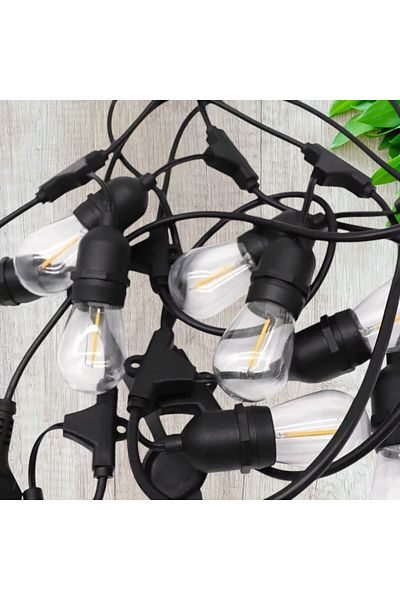 Naimeed Company Ghirlandă luminoasă decorativă, interconectabilă, Naimeed D6126, 5m, 10 becuri LED, lumină albă caldă