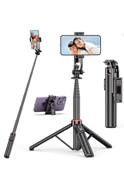 HEPU Selfie Stick Tripod , Selfie Çekim Buetoothlu Çubuk Tripod 131 cm
