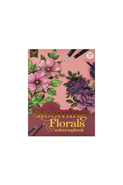 GRAFİX Carte de colorat Craft Sensations A4 250 gr - Floral