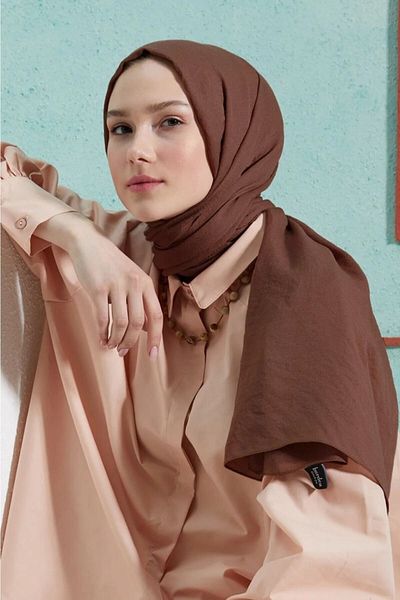 SİLKHOMEE Silk Home Brown Aerobin Σάλι