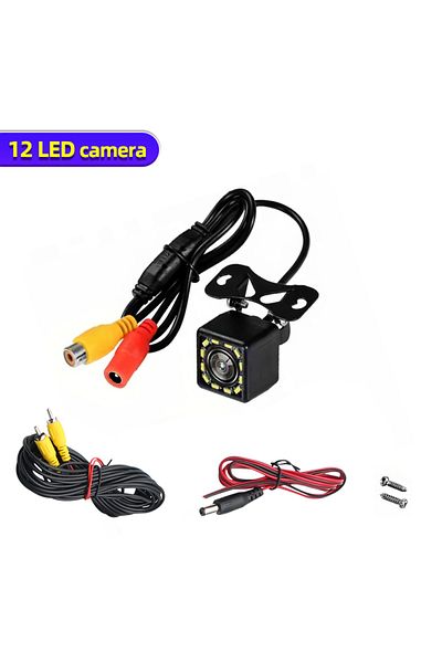 Choice 12 Led Camera Wide Angle Car Rearview Camera 4/12 Led Night Vision Reversing Auto Parking Monitor Cc