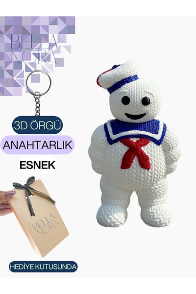 Bellanora Knitted Keychain Most Loved Animation Cartoon Animal Heroes Amigurumi in Custom Gift Box