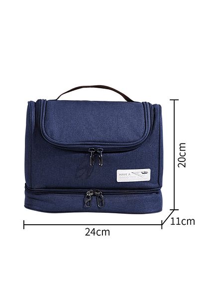 TECOS Geanta Textila De Voiaj Unisex Pentru Transport Articole Cosmetice,®, Dimensiuni 25* 11* 20 Cm