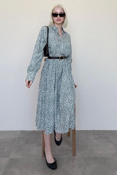 Madmext Dress - Green - Standard