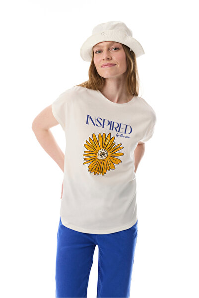 Mudo BASKILI DÜŞÜK KOL T-SHIRT