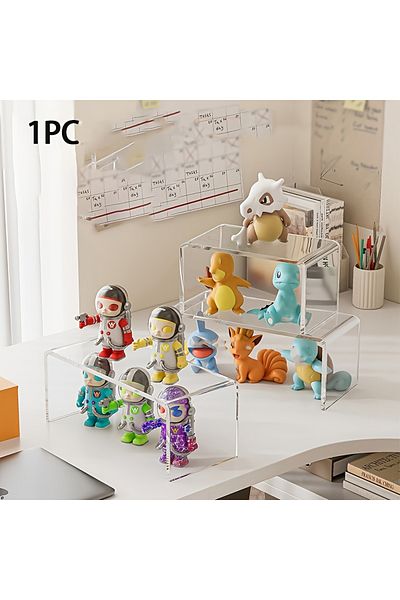 Pleksi Marketi Plexi Mini Riser Stand - Desktop Organizer - Βάση παρουσίασης προϊόντος -20x10// 10x10 cm Riser