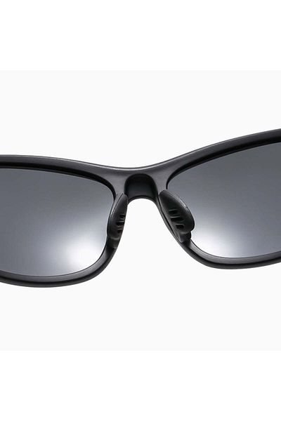 SKYDDAR INNOVATION Cycling and Outdoor Sports Glasses, Polarized, PC Frame, Unisex - Black Grey