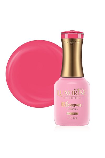 LUXORISE Oja semipermanentă Blossom Collection - Zmeură înflorită 15ml