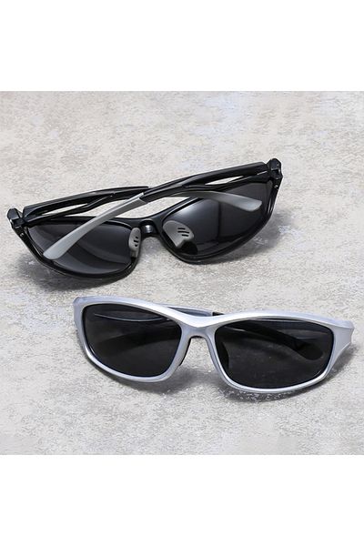 SKYDDAR INNOVATION Cycling and Outdoor Sports Glasses, Polarized, PC Frame, Unisex - Black Yellow