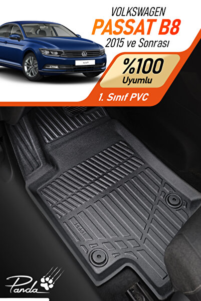 Panda Kılıf VOLKSWAGEN PASSAT B8 2015- SONRASI 4D HAVUZLU PASPAS TAKIMI