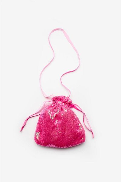 Le Mabelle Fuchsia Sequined Girl's Bag