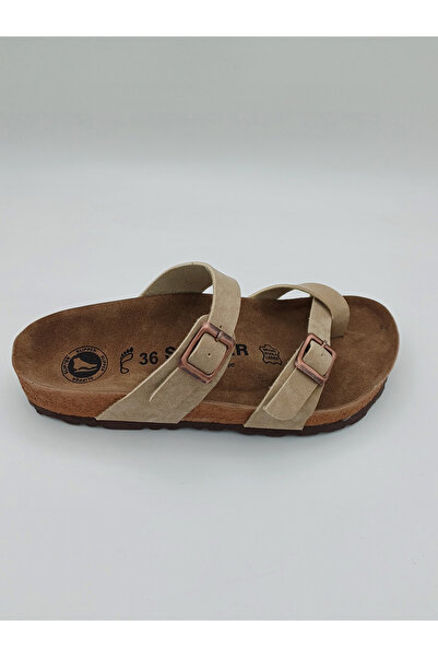 Slipper Women's Beige Flip Flops Beach Sea Daily Lightweight Comfortable Slippers