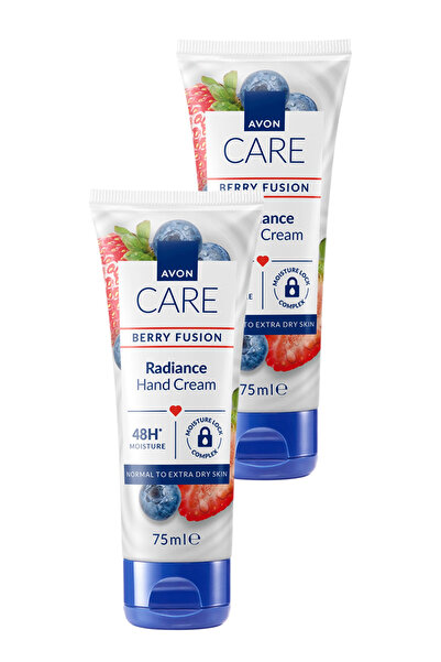 AVON Care Berry Fusion Yabanmersinli El Kremi 75 Ml. İkili Set