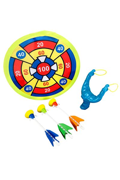 ACTION ONE Prastie pentru joc darts cu sageti cu ventuze, multicolor