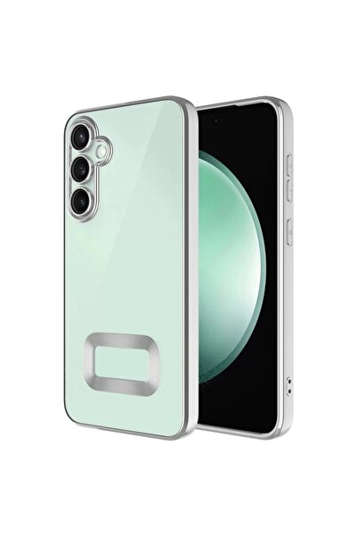 Lopard Samsung Galaxy A36 Kılıf + 9h Ekran Koruyucu Set Kamera Lens Korumalı Şeffaf Parlak Kenar Logo Açık